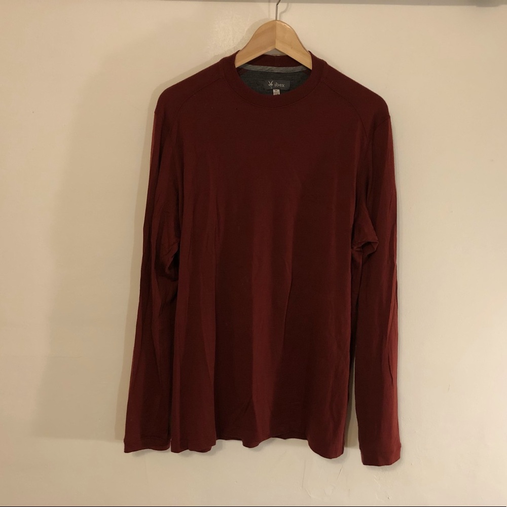 Wool Ibex Long Sleeve Shirt